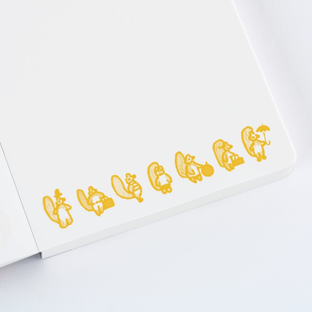 100%ORANGE: Hobonichi Papers - Squirrel Appears Boston General Store