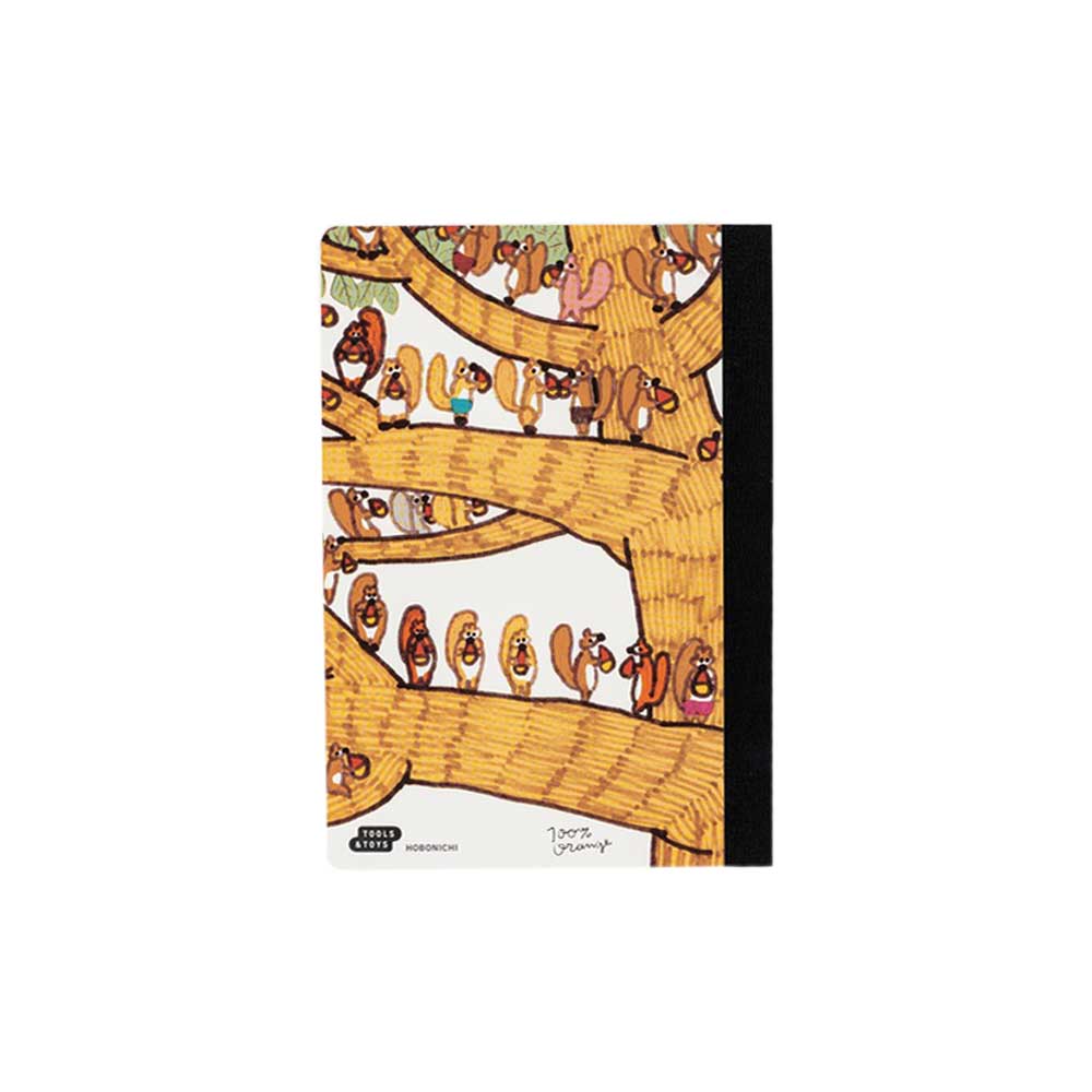 100%ORANGE: Hobonichi Papers - Squirrel Appears Boston General Store