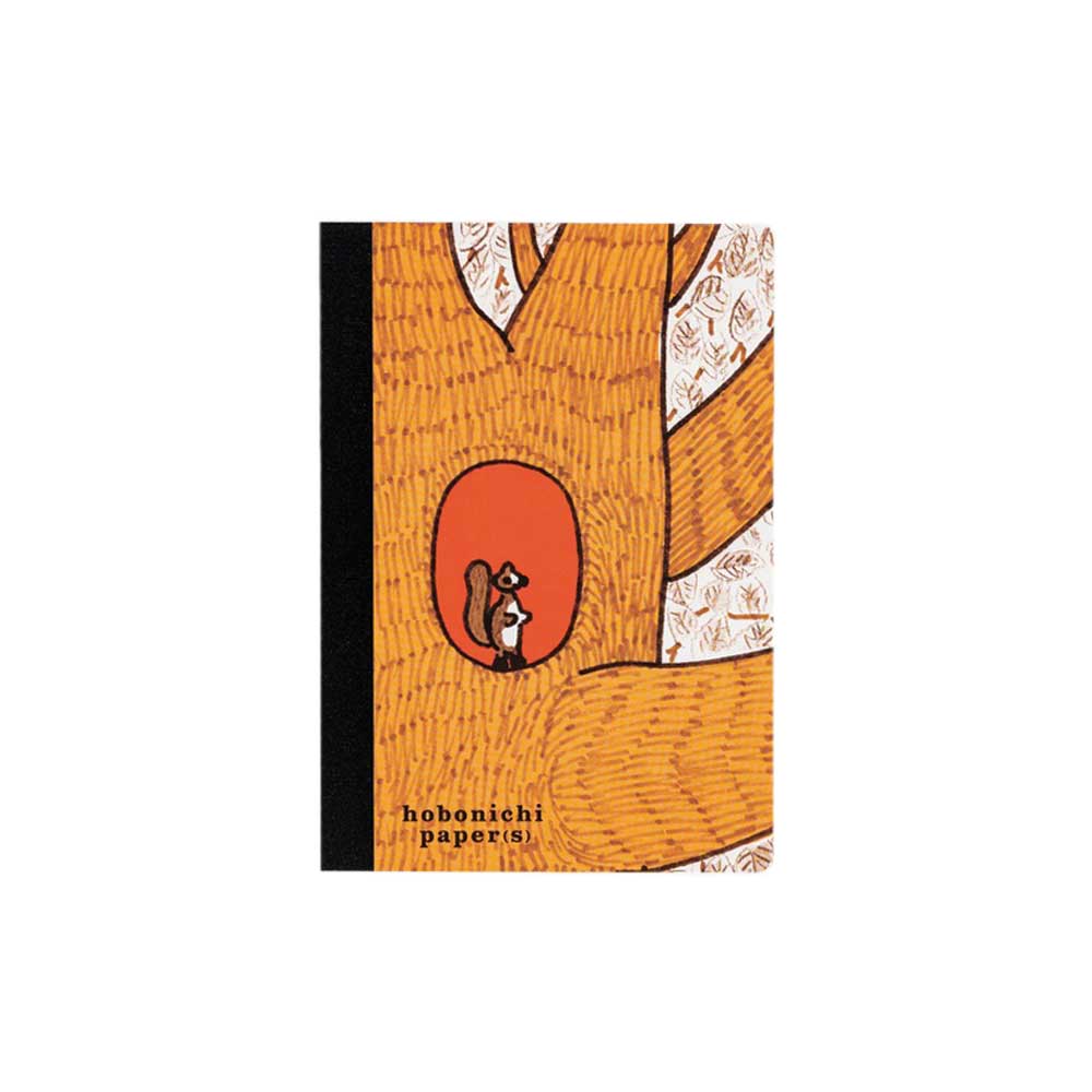 100%ORANGE: Hobonichi Papers - Squirrel Appears Boston General Store