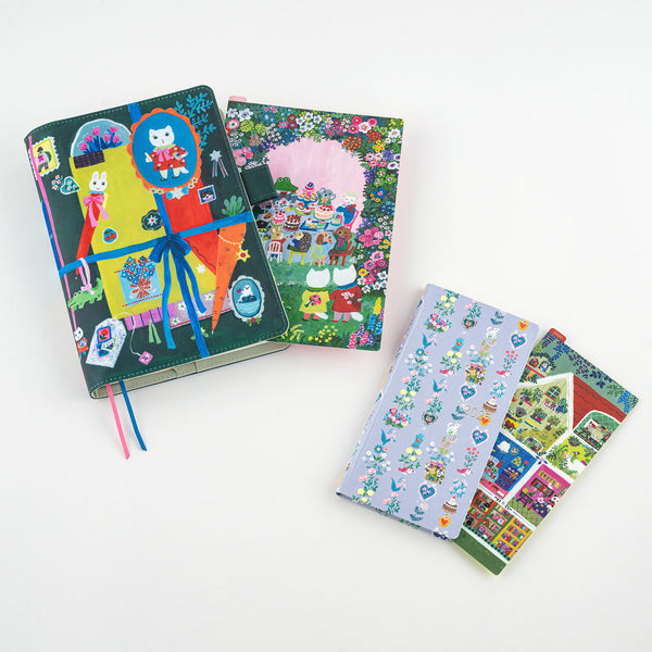 Pencil Board Hobonichi Techo Accessories Di Yumi Kitagishi - Lavagna Per Planner Settimanale, Segnalibro E Righello, Design Animal Condo