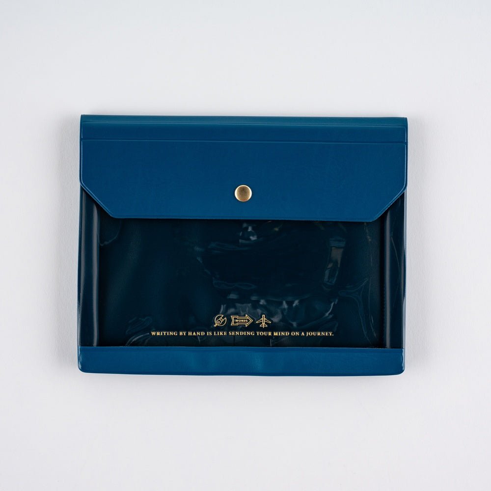 Alettone: Document Case for A6 Size - Navy Boston General Store