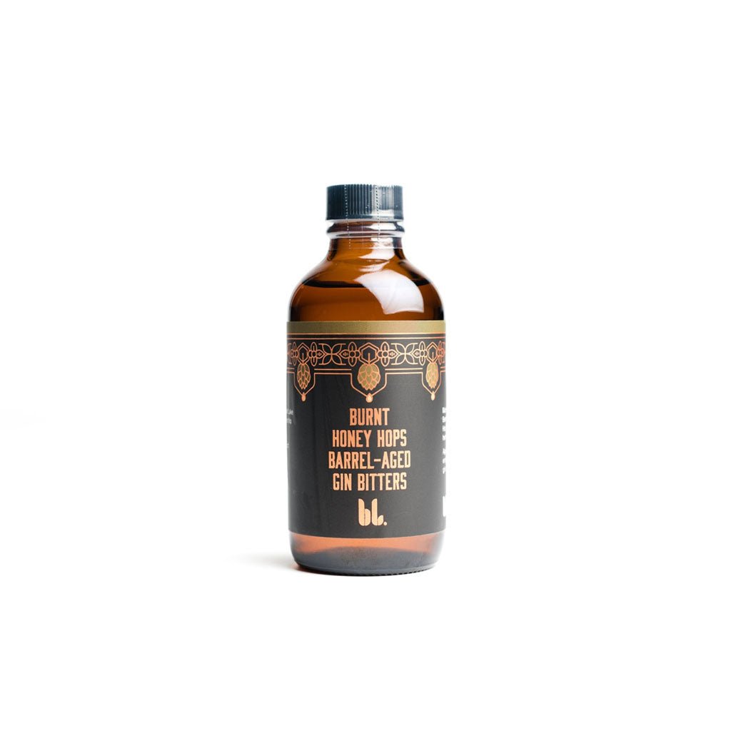 Barrel Aged Burnt Honey Hops Gin Bitters Boston General Store