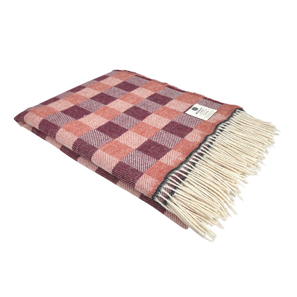 Bell Heather Merino Wool Blanket Boston General Store