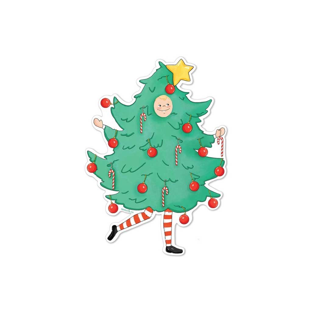 Billie the Holiday Tree Fridge Card Boston General Store