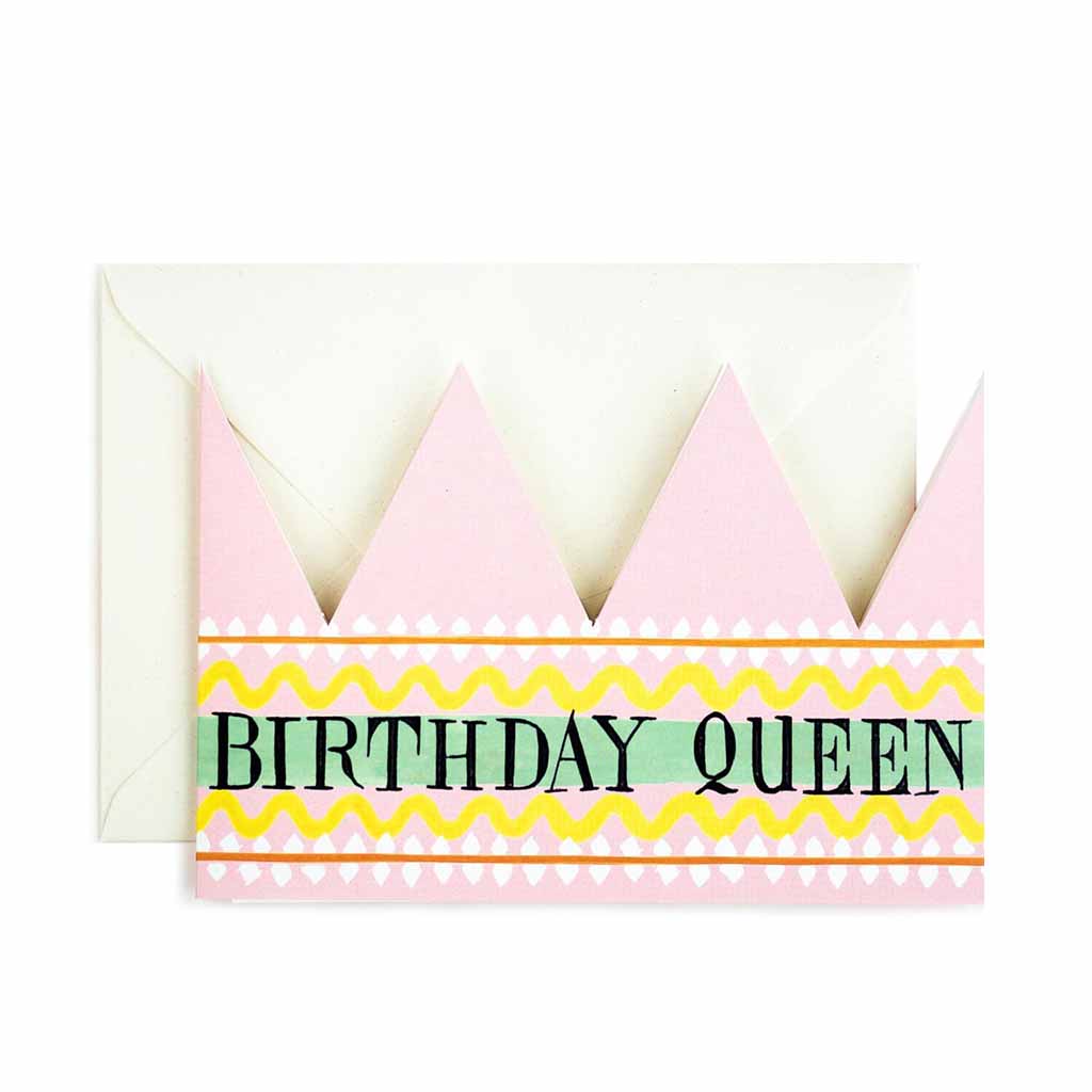Birthday Queen Party Hat Card Boston General Store