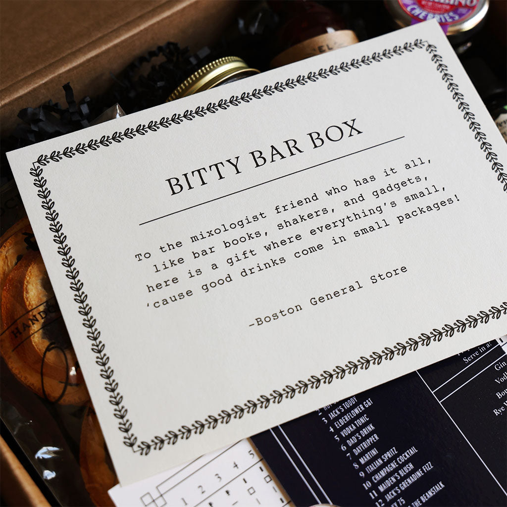 Bitty Bar Box    at Boston General Store