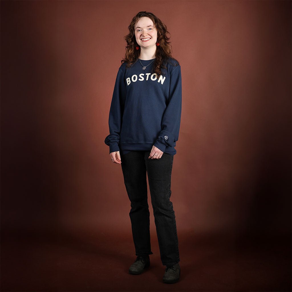 Boston Crewneck Terry Sweatshirt Boston General Store