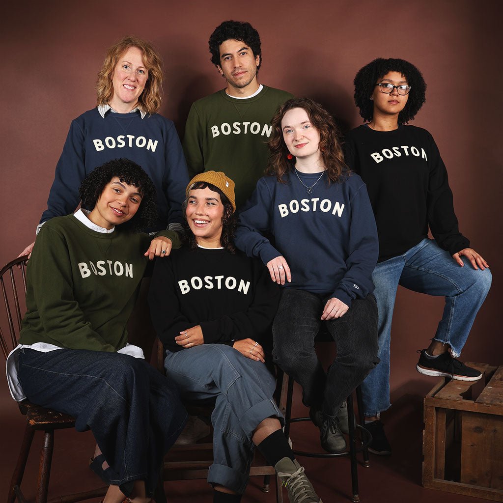 Boston Crewneck Terry Sweatshirt Boston General Store