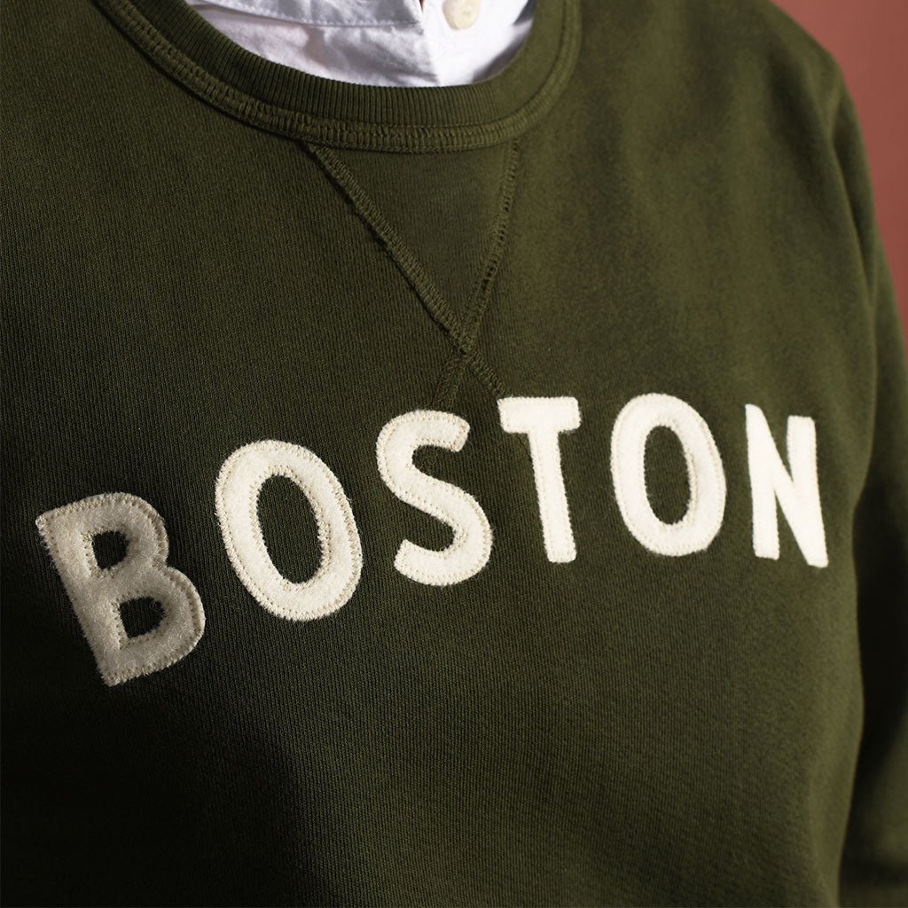 Boston Crewneck Terry Sweatshirt Boston General Store