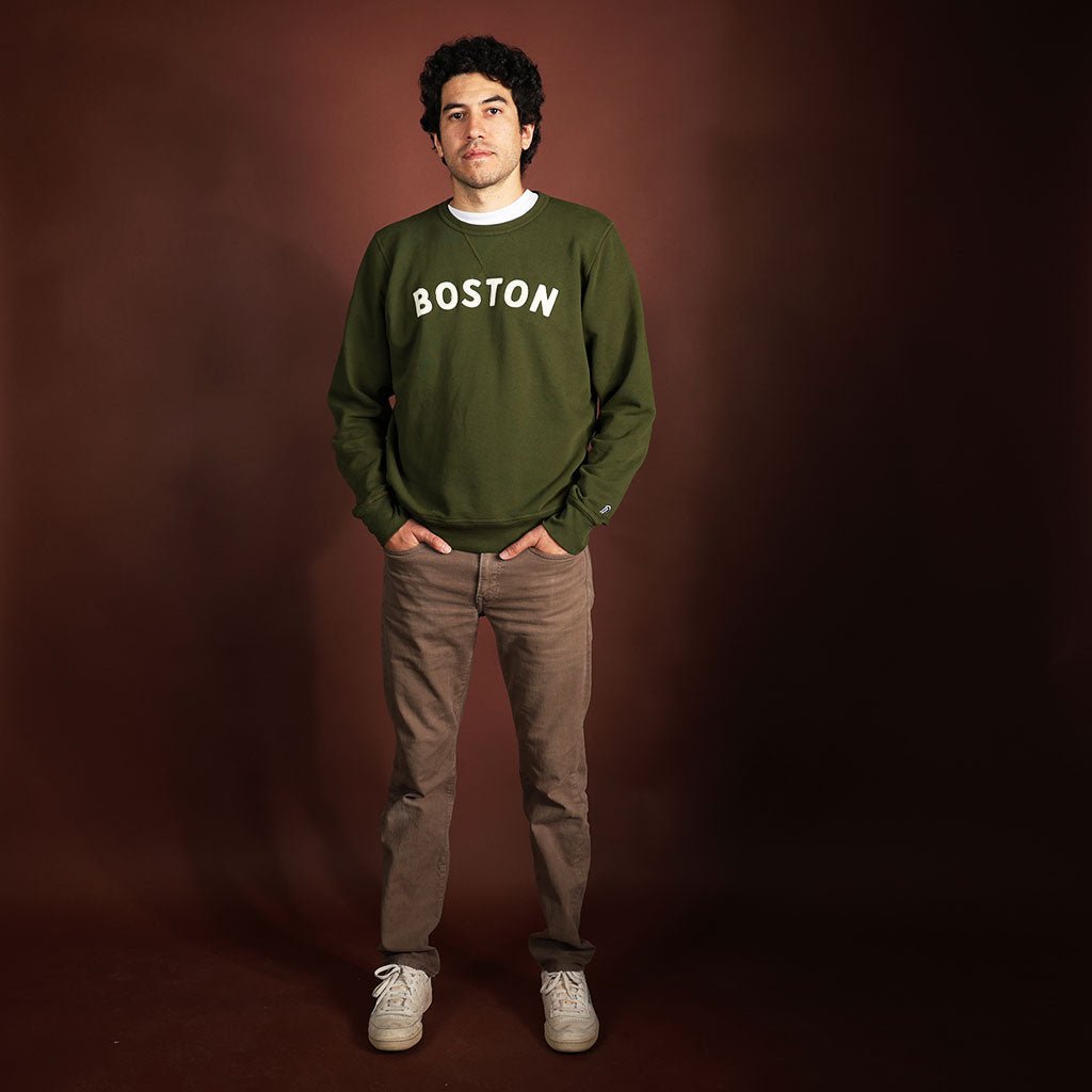 Boston Crewneck Terry Sweatshirt Boston General Store