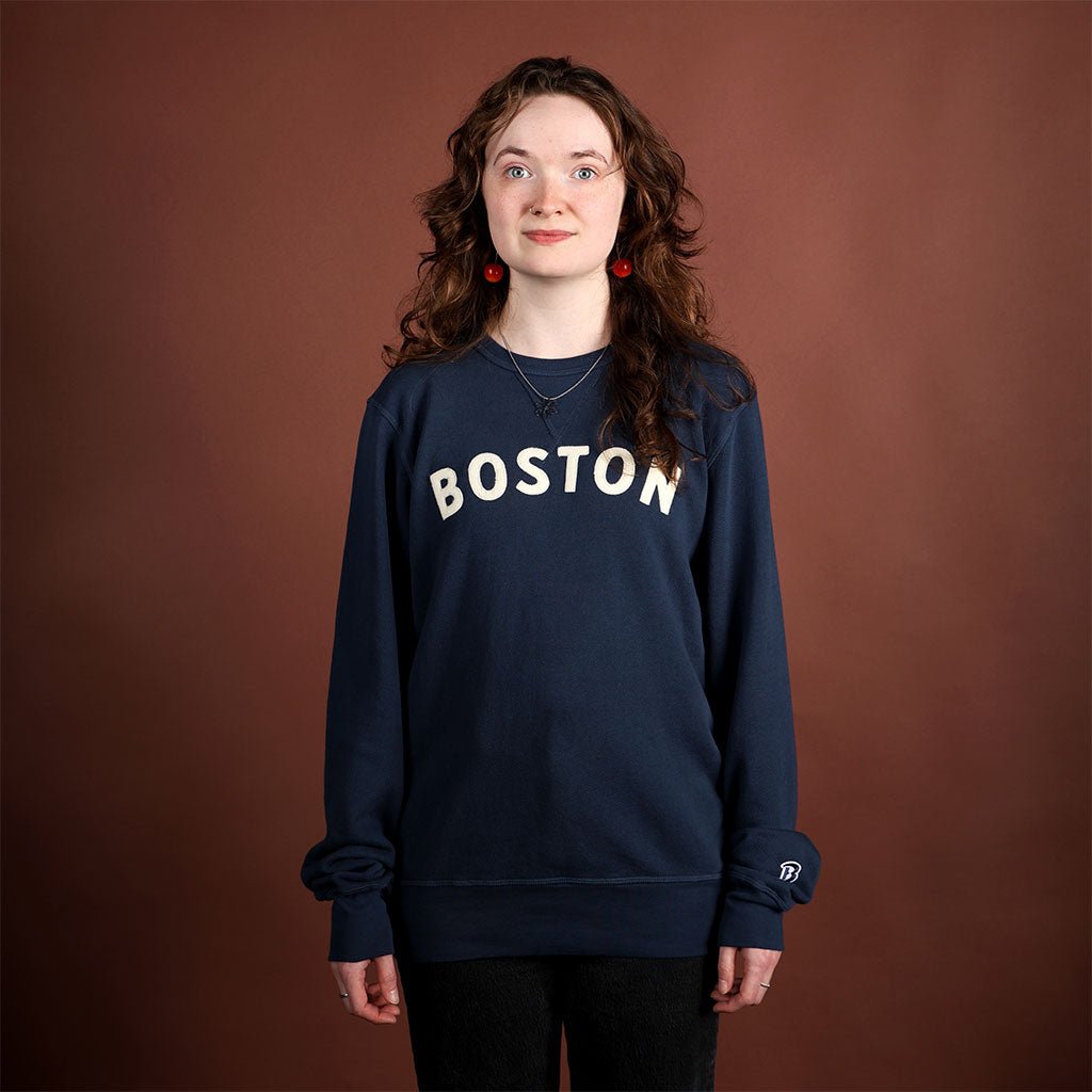 Boston Crewneck Terry Sweatshirt Boston General Store