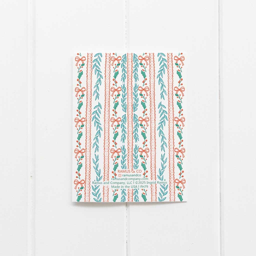 Bows, Sugar and Ginger Holiday Card Boston General Store