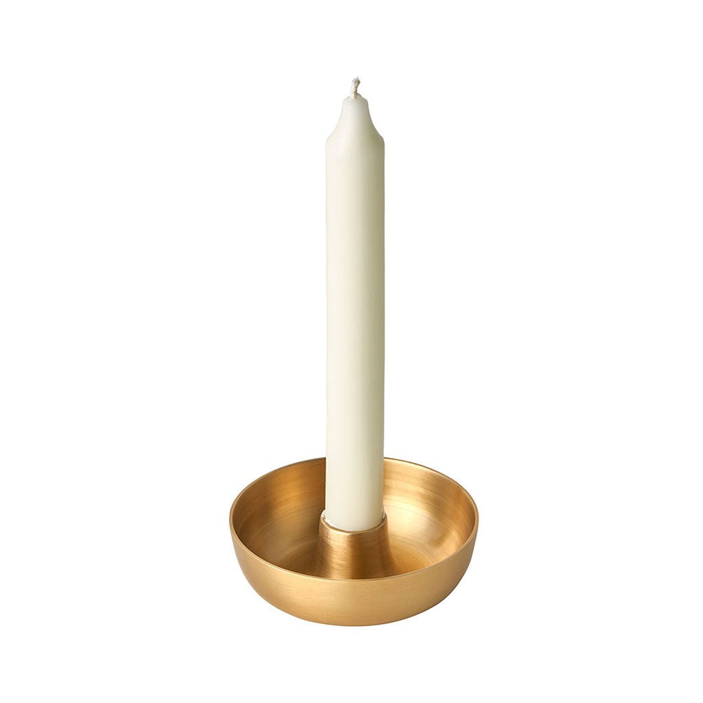 Brass Candleholder, Bowl Boston General Store