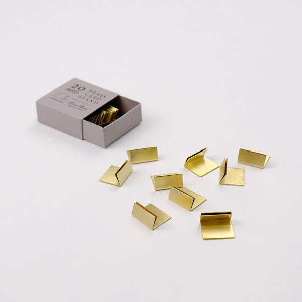 Brass Card Stand Boston General Store