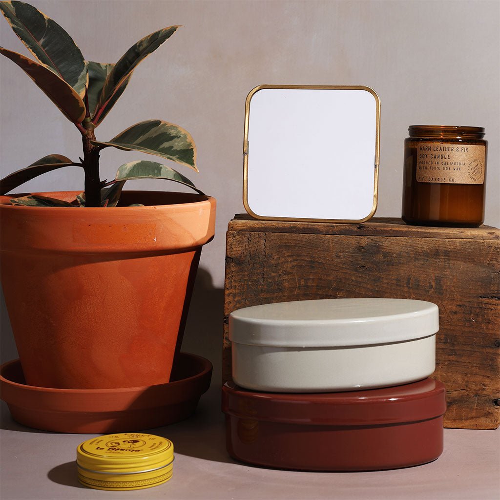 Brass Framed Mirror Boston General Store