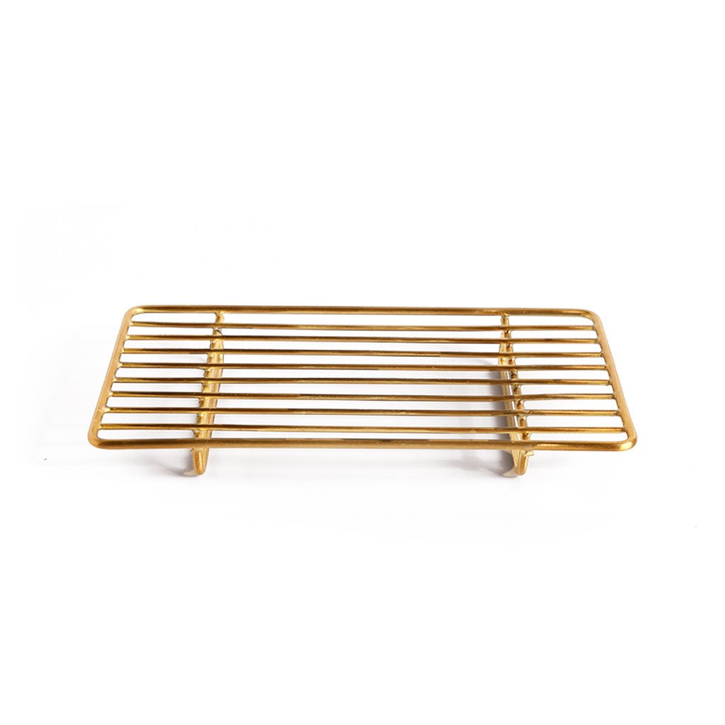 Brass Wire Stand, Rectangular Boston General Store