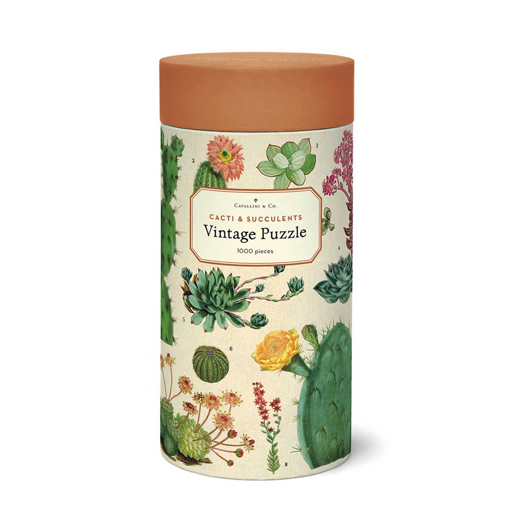 Cacti & Succulents Vintage Puzzle Boston General Store