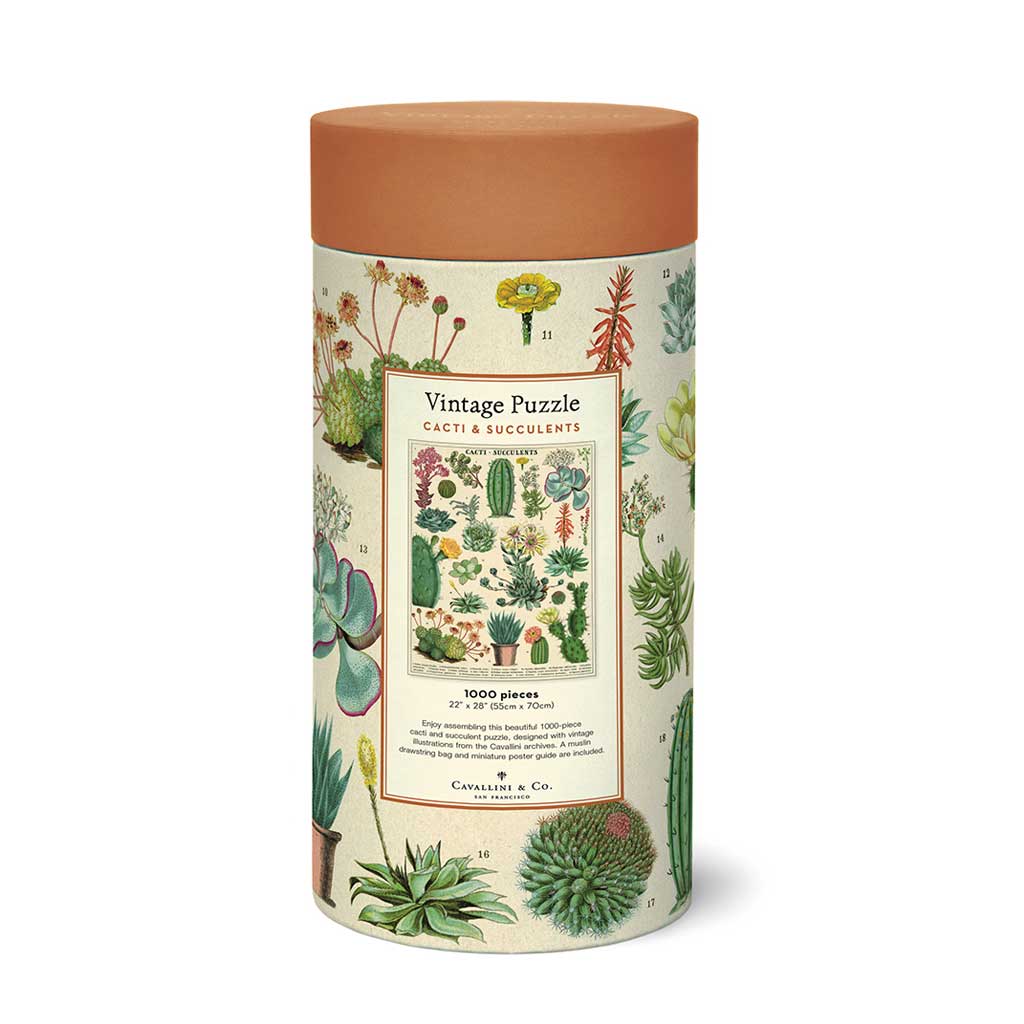 Cacti & Succulents Vintage Puzzle Boston General Store