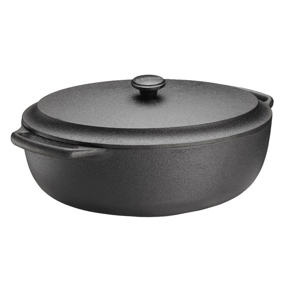Cast Iron Oval Dutch Oven 6.3 qt Boston General Store