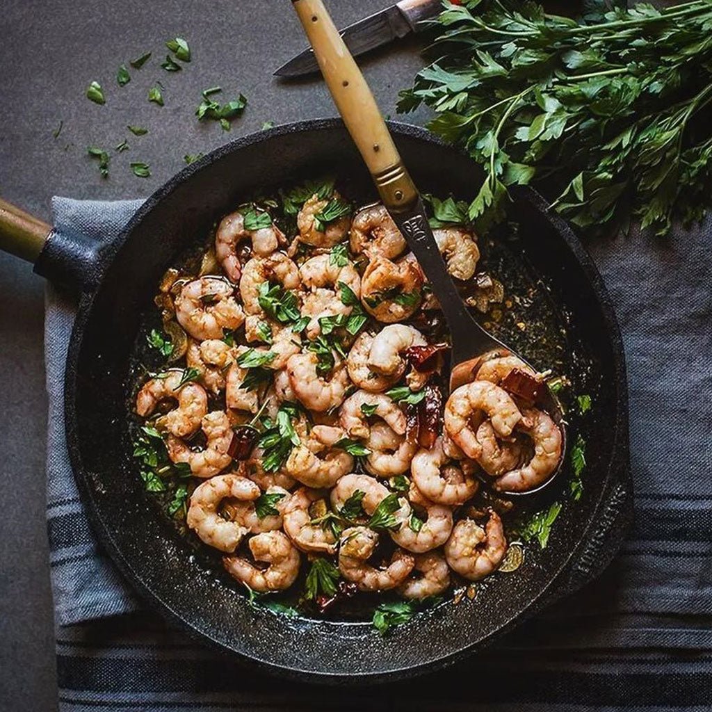Cast Iron Skillet 11" with Walnut Handle Boston General Store