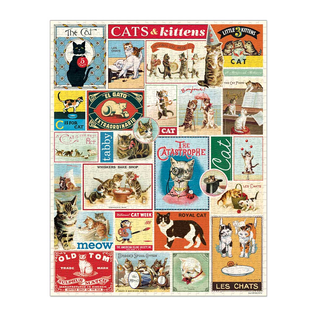 Cats & Kittens Vintage Puzzle Boston General Store