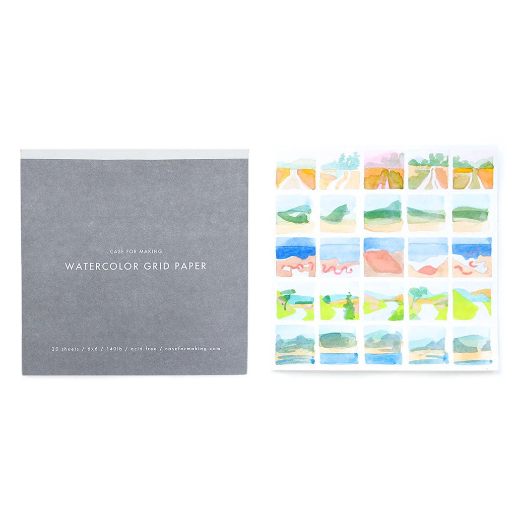 CfM Grid Watercolor Paper Boston General Store