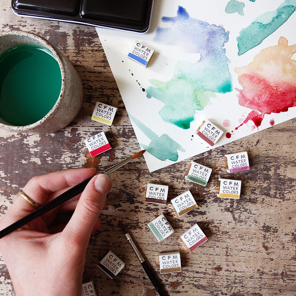 CfM Watercolor Paint - Blue Ridge Red Hematite Boston General Store