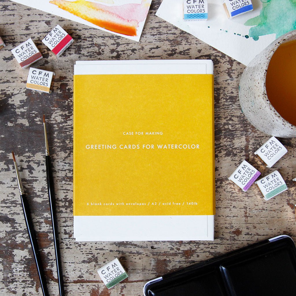 CfM Watercolor Paper Greeting Cards Boston General Store