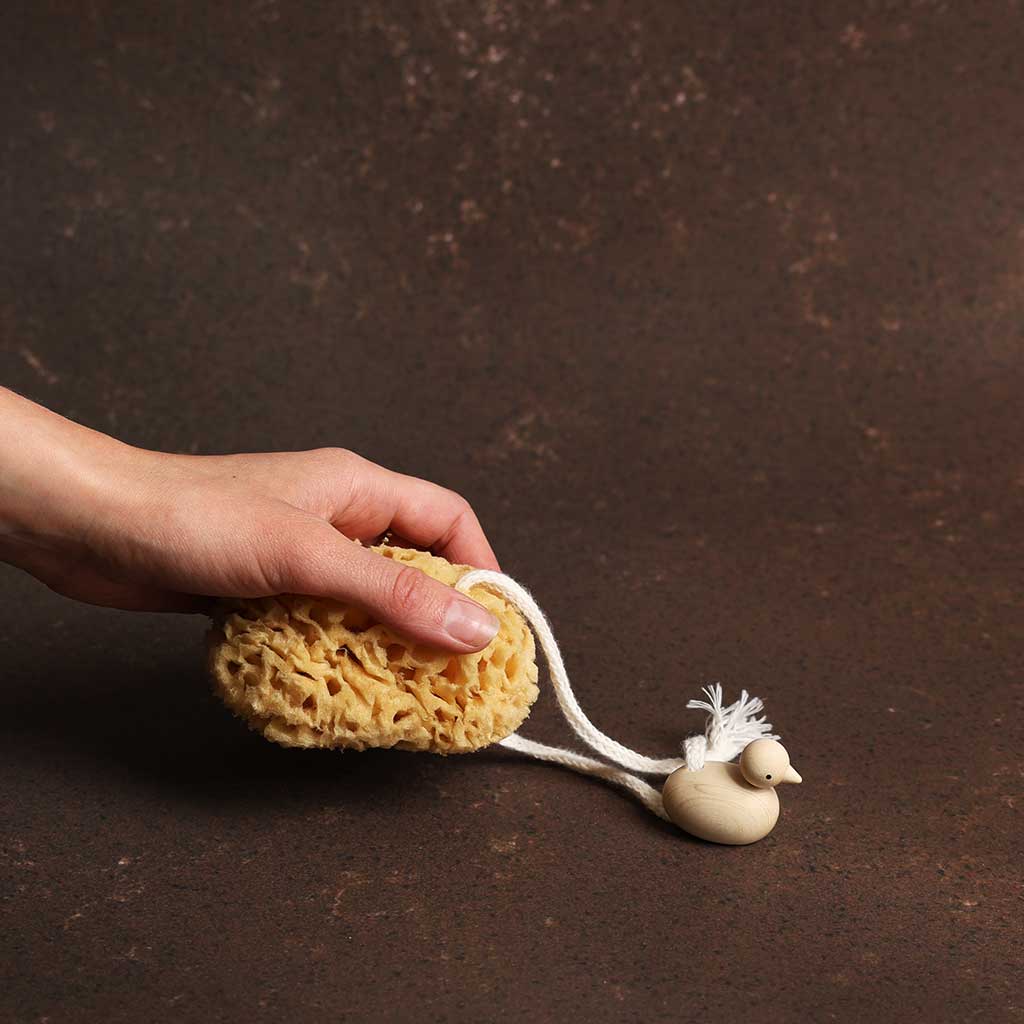 Children's Bath Sponge with Duckie Boston General Store