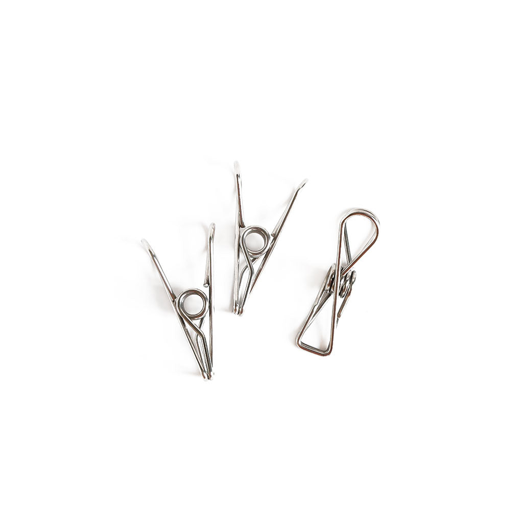 Stainless Steel Clips Small (Set of 12)   at Boston General Store