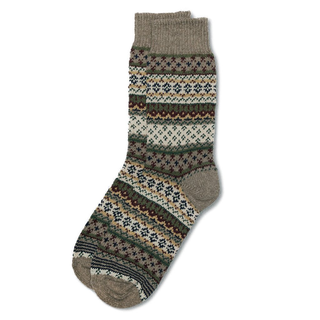 Cotton Fair Isle Socks Boston General Store