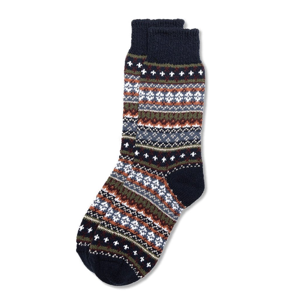 Cotton Fair Isle Socks Boston General Store