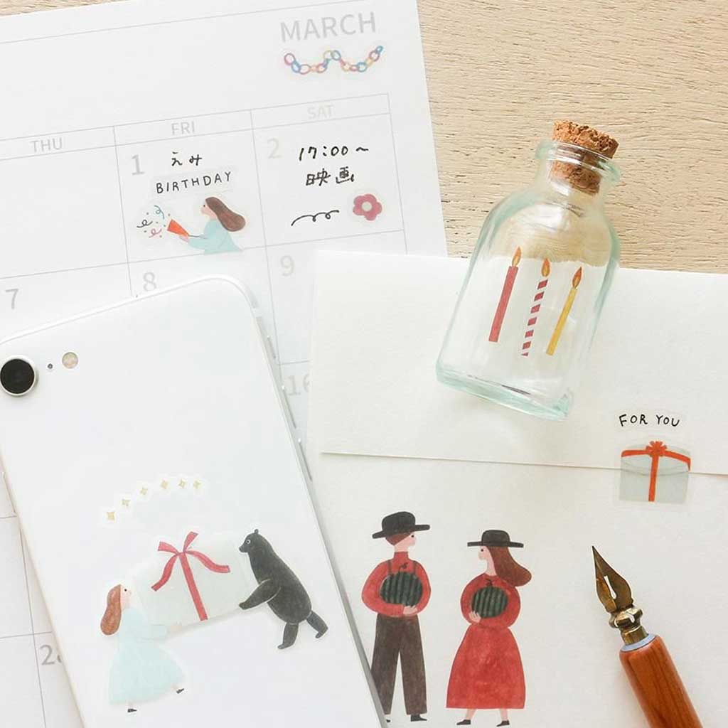 Cozyca Necktie Sticker Set Boston General Store