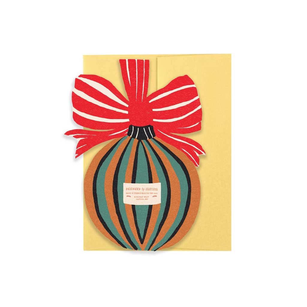 Die - Cut Bauble Holiday Card Boston General Store