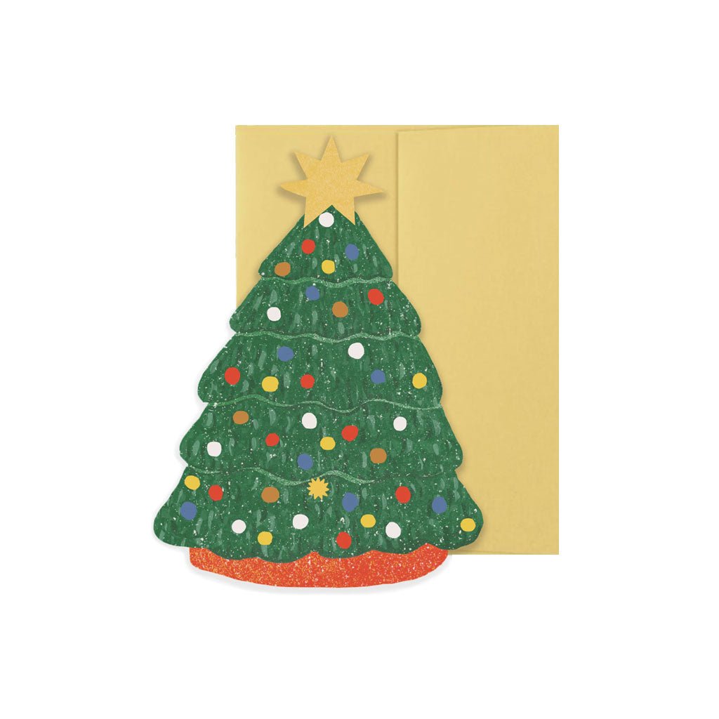 Die - Cut Christmas Tree Card Boston General Store