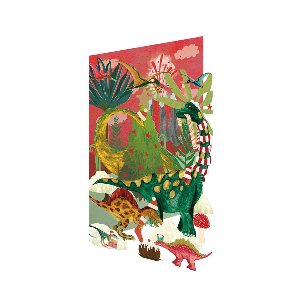 Dino Mighty Lasercut Christmas Card Boston General Store