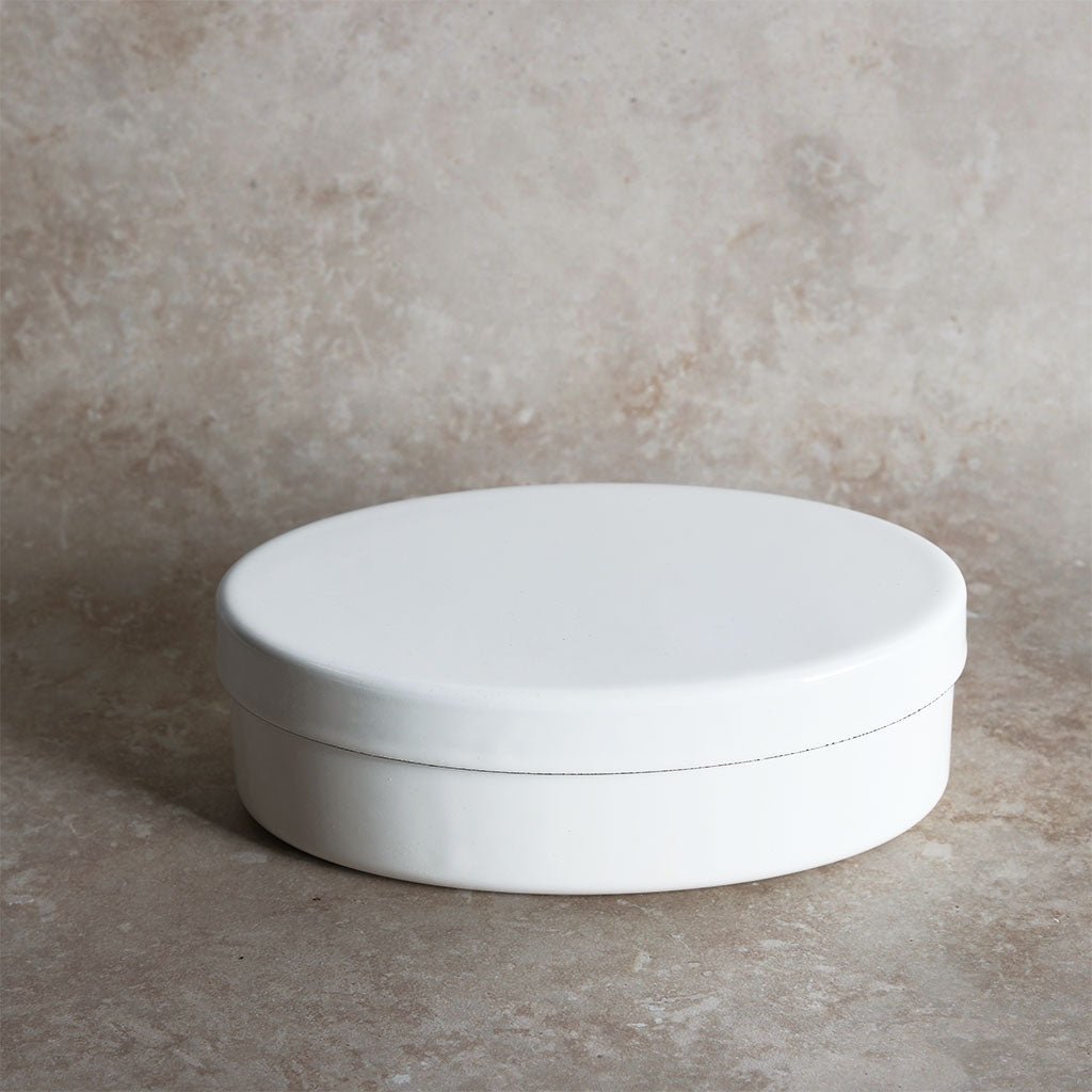 Enamel Oval Box Boston General Store