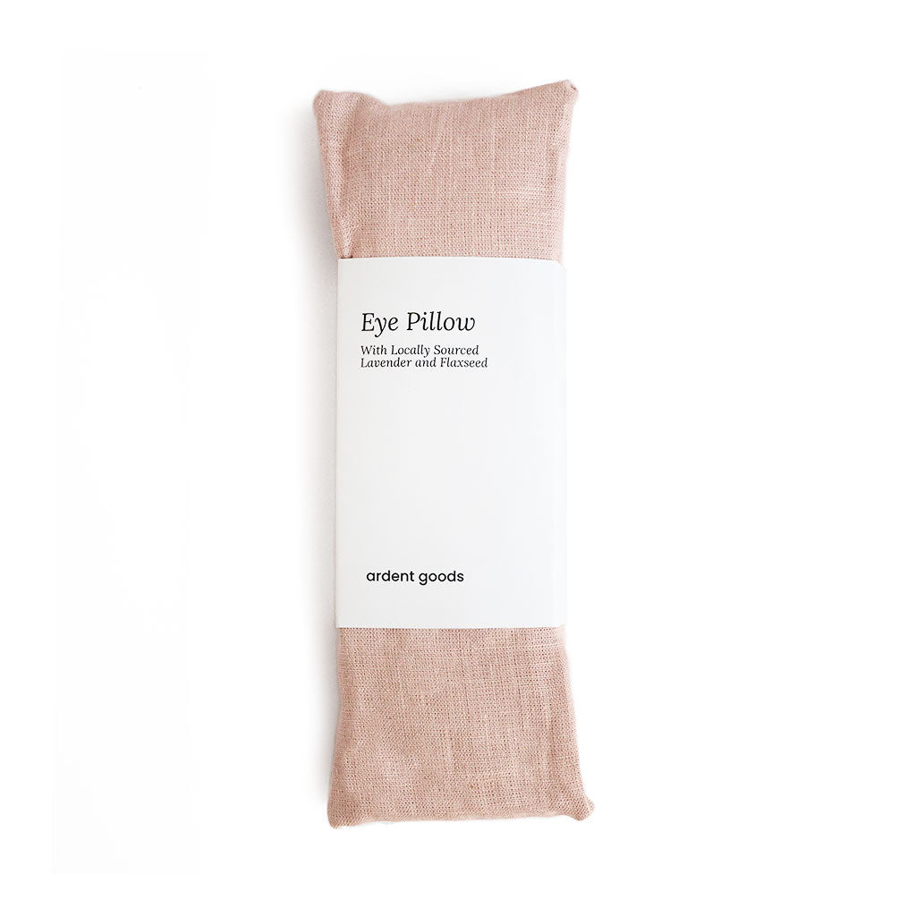 Linen Eye Pillow with Slipcover Peach Fuzz   at Boston General Store