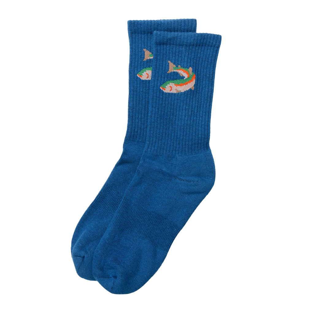 Fish Out of Water Sock Blue   at Boston General Store