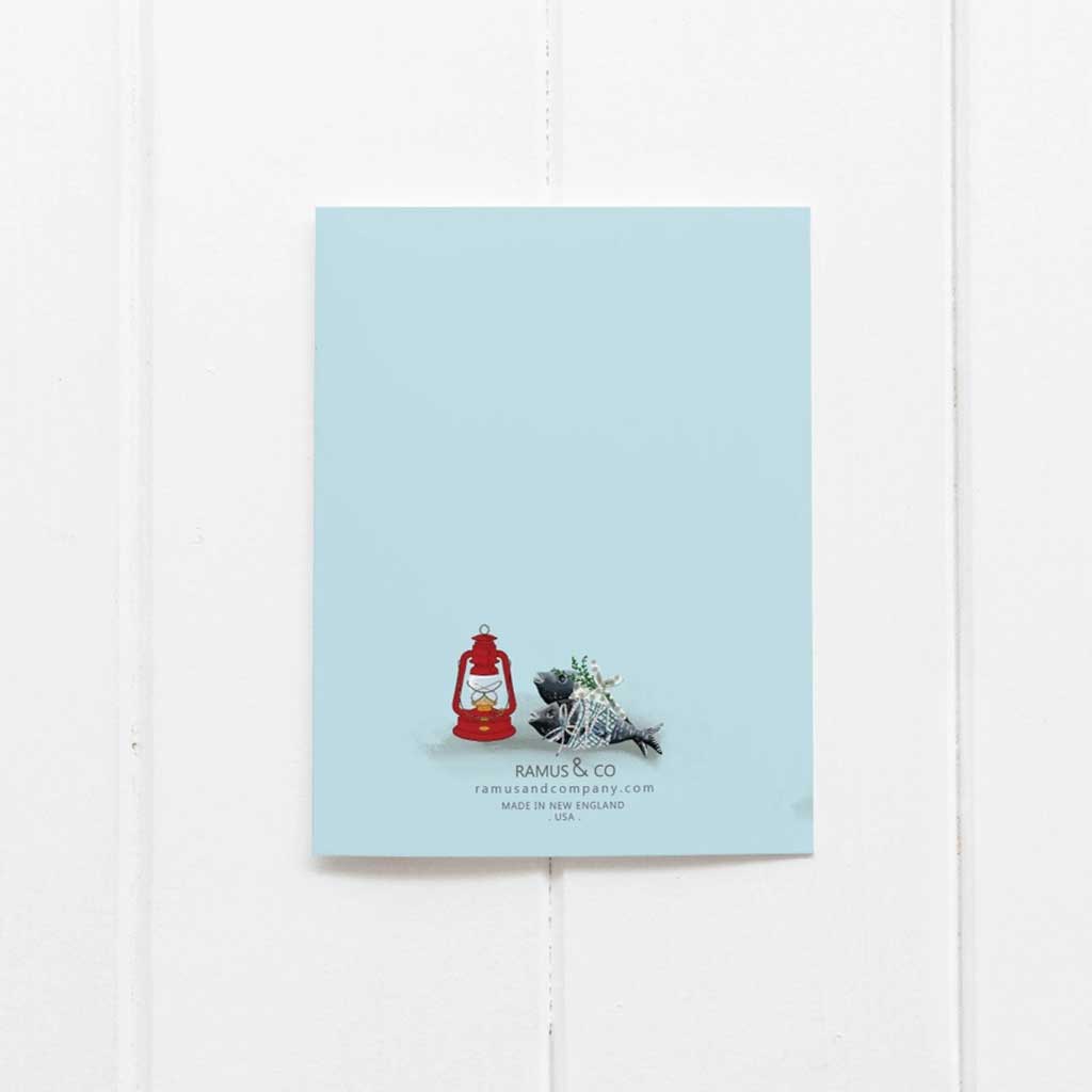 Fisherman Santa Holiday Card Boston General Store