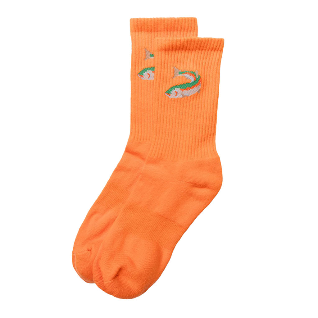 Fish Out of Water Sock Orange   at Boston General Store