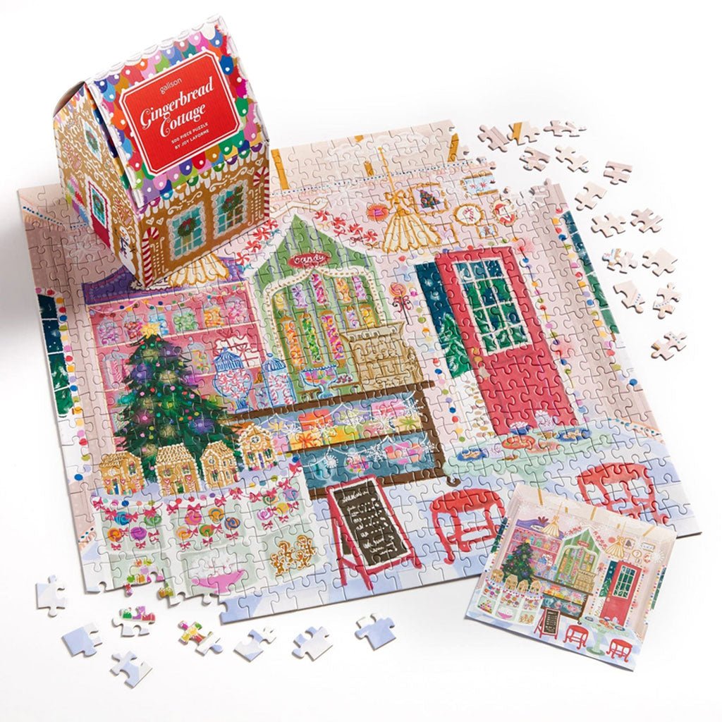 Gingerbread Cottage 500 Piece Puzzle Boston General Store