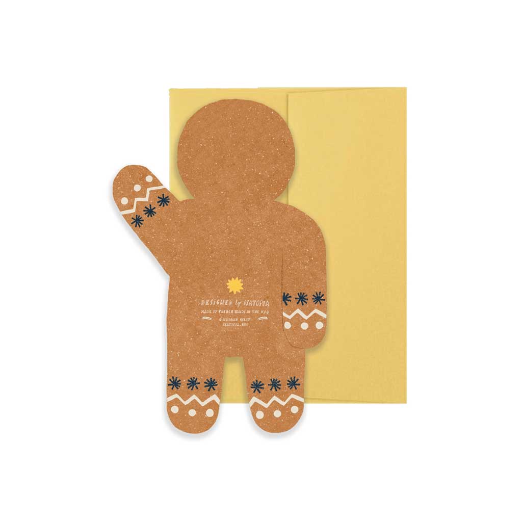 Gingerbread Man Holiday Card Boston General Store