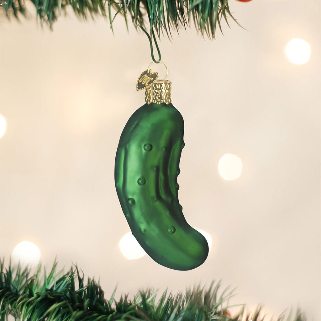 Glass Pickle Ornament Boston General Store