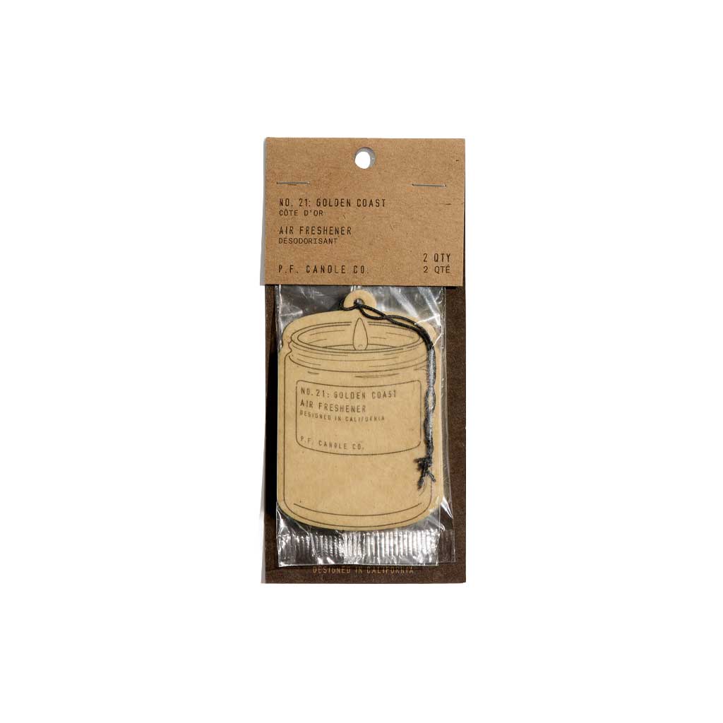 P.F. Candle Co. air freshener packaging on a white background