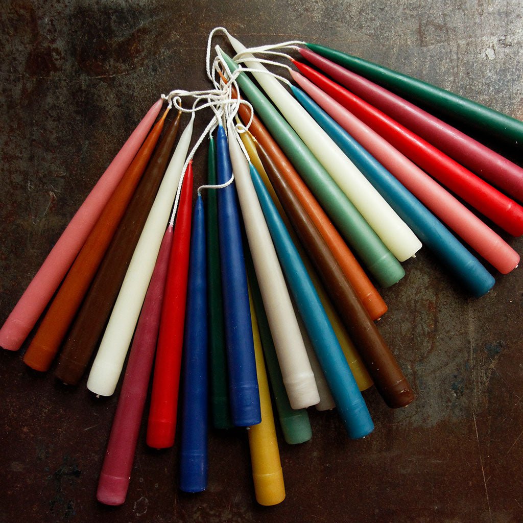 Hand Dipped Taper Candle Set Boston General Store