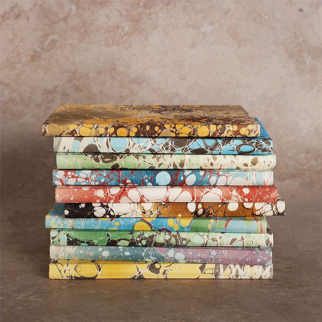 Hardcover Marbled Paper Notebook Boston General Store