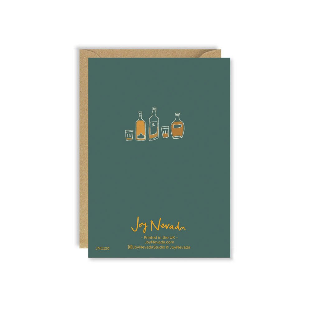 Back of Here's To You Card