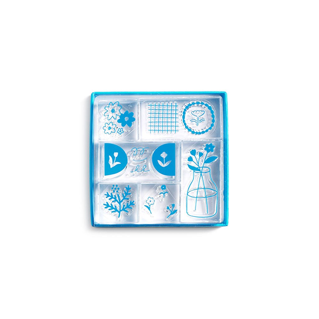 Hitotoki Kori Jirushi Clear Stamp Set, Set of 6 Boston General Store