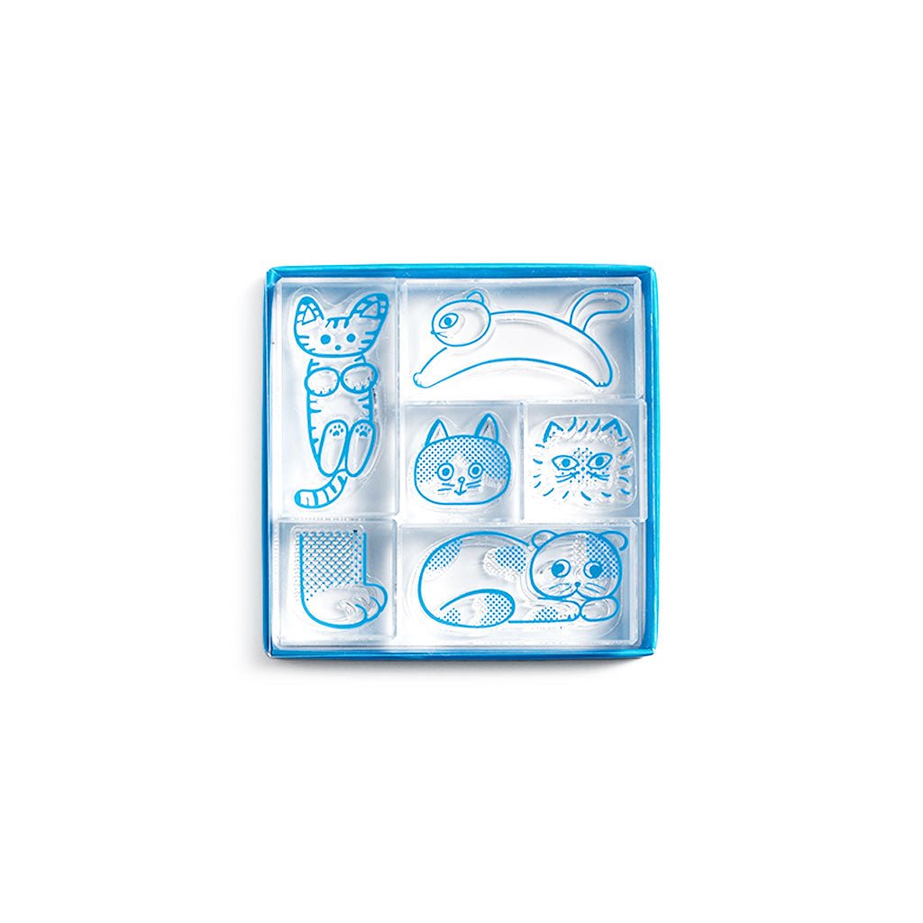 Hitotoki Kori Jirushi Clear Stamp Set, Set of 6 Boston General Store